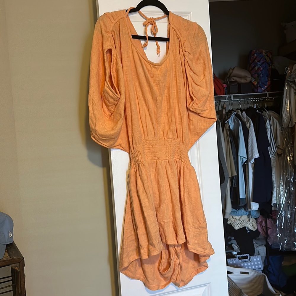 Orange Free People Romper